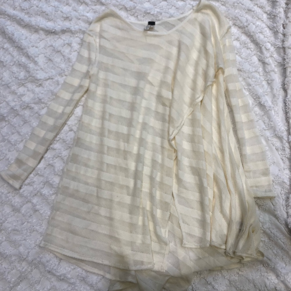 Cream sweater